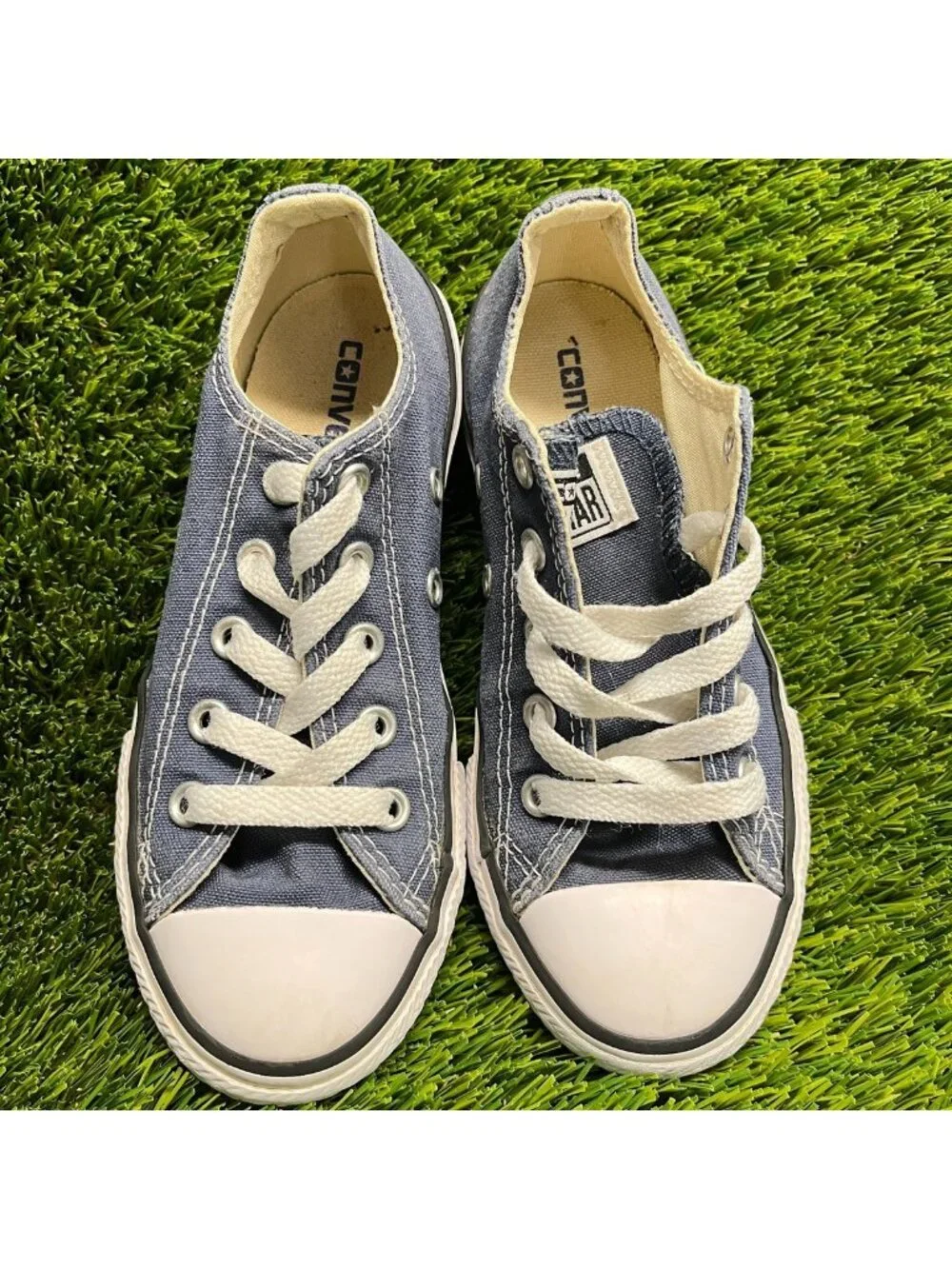Converse Chuck Taylor All Star OX Low Boys Size 12C Blue Athletic Shoes Sneakers